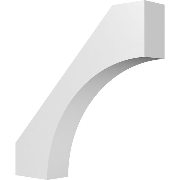 Ekena Millwork 3-in. W x 16-in. D x 16-in. H Westlake Architectural Grade PVC Knee Brace BRCP03X16X16WTL - main